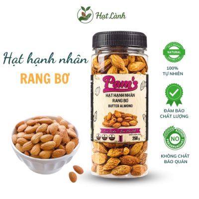 Hạt Hạnh Nhân Rang Bơ Pam’s 250g