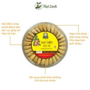 hạt điều rang muối bóc vỏ